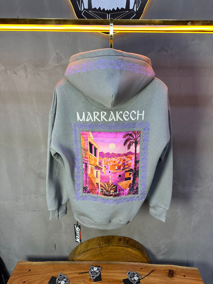 SWEAT A CAPUCH GRIS 7856 - ZG PREMIUM