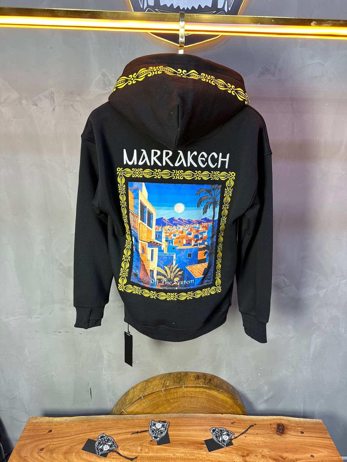 SWEAT A CAPUCH NOIR 7856 - ZG PREMIUM