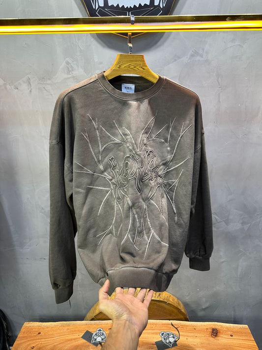 Sweat-shirt Gris Foncé 2706 - ZG PREMIUM