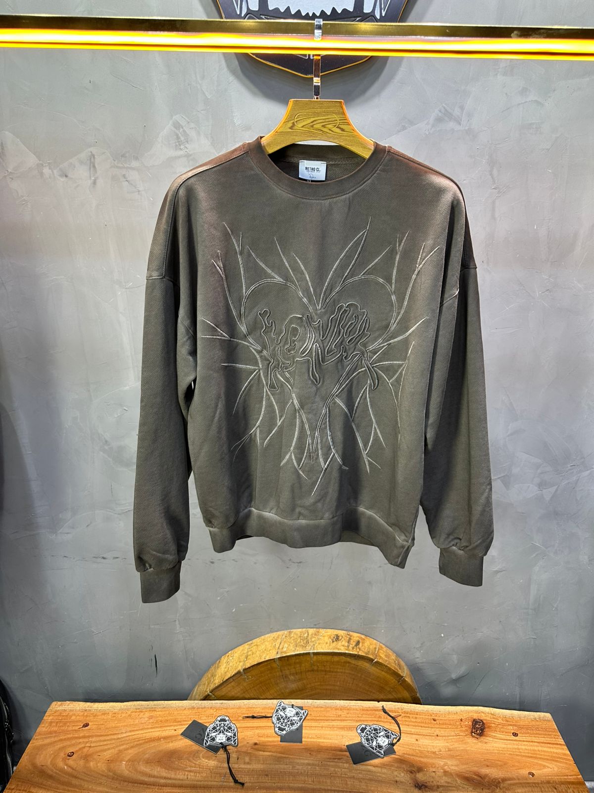Sweat-shirt Gris Foncé 2706 - ZG PREMIUM