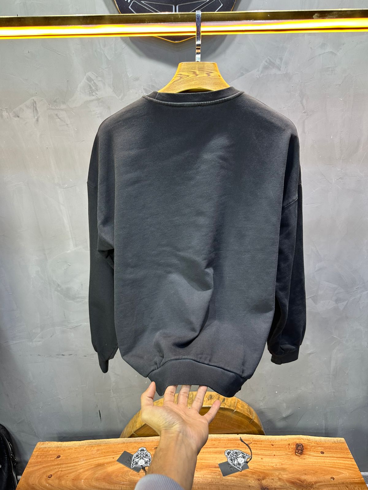 Sweat-shirt black Foncé 2706 - ZG PREMIUM