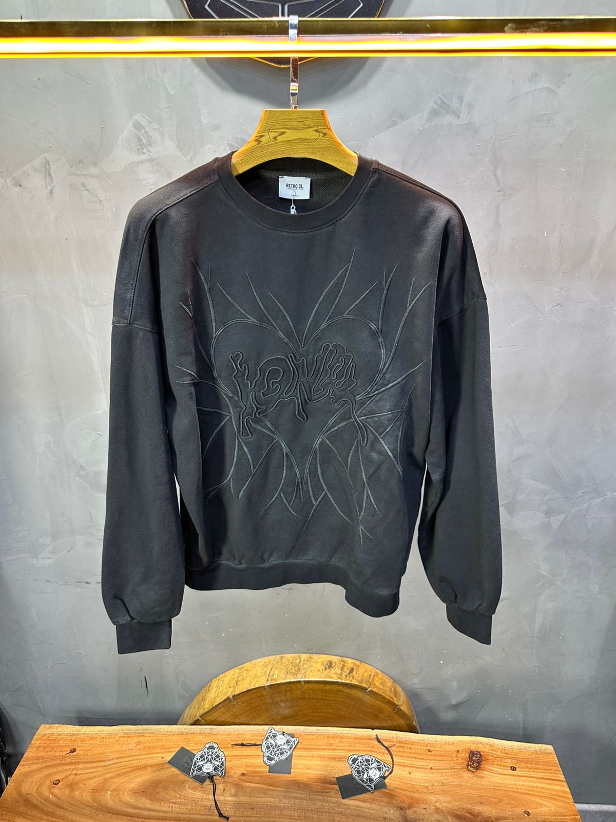 Sweat-shirt black Foncé 2706 - ZG PREMIUM