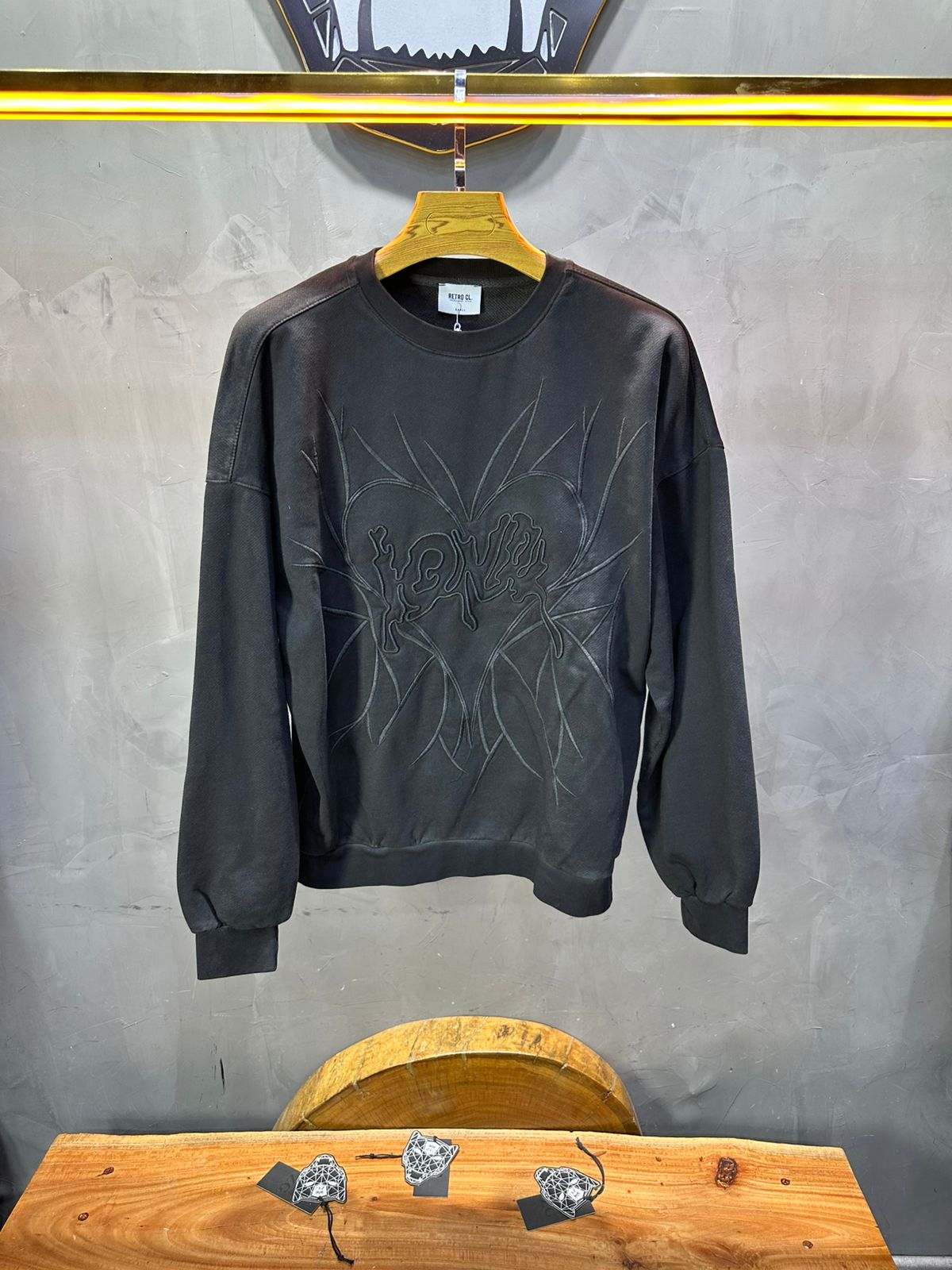 Sweat-shirt black Foncé 2706 - ZG PREMIUM