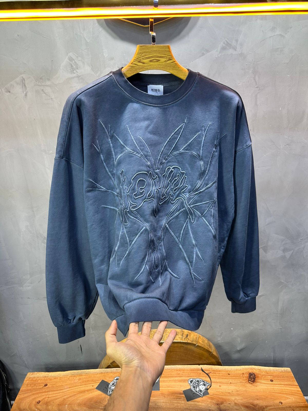Sweat-shirt blue Foncé 2706 - ZG PREMIUM