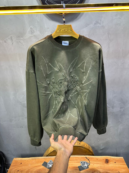 Sweat-shirt vert 2706 - ZG PREMIUM