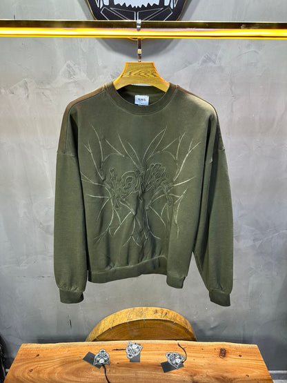 Sweat-shirt vert 2706 - ZG PREMIUM