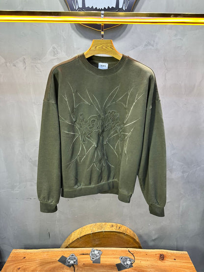 Sweat-shirt vert 2706 - ZG PREMIUM