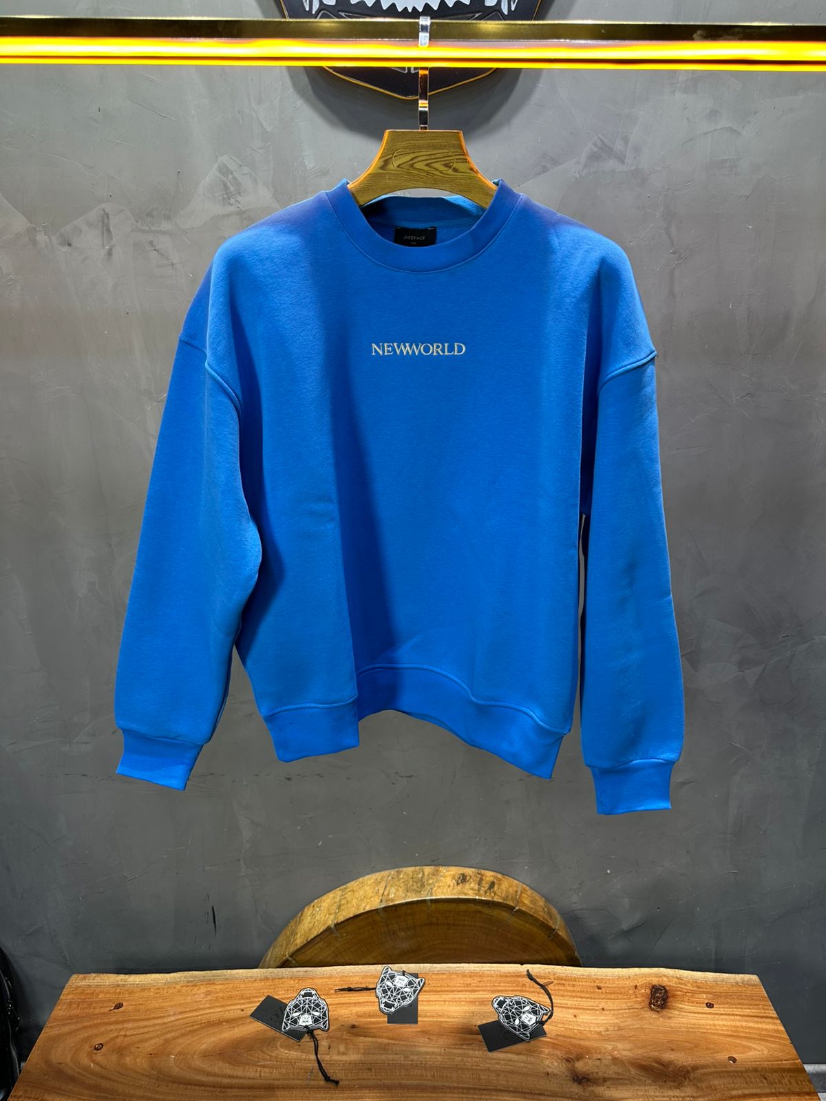 Sweat-shirt Bleu "NEWWORLD" - ZG PREMIUM