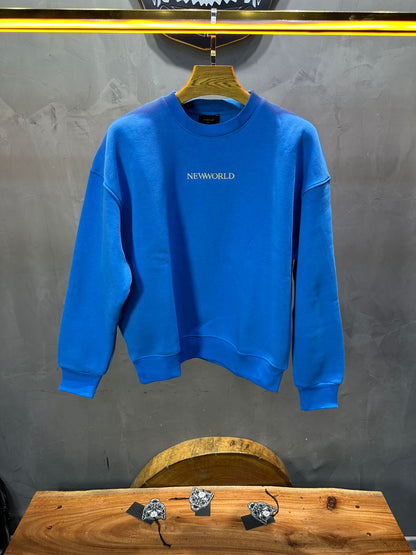 Sweat-shirt Bleu "NEWWORLD" - ZG PREMIUM