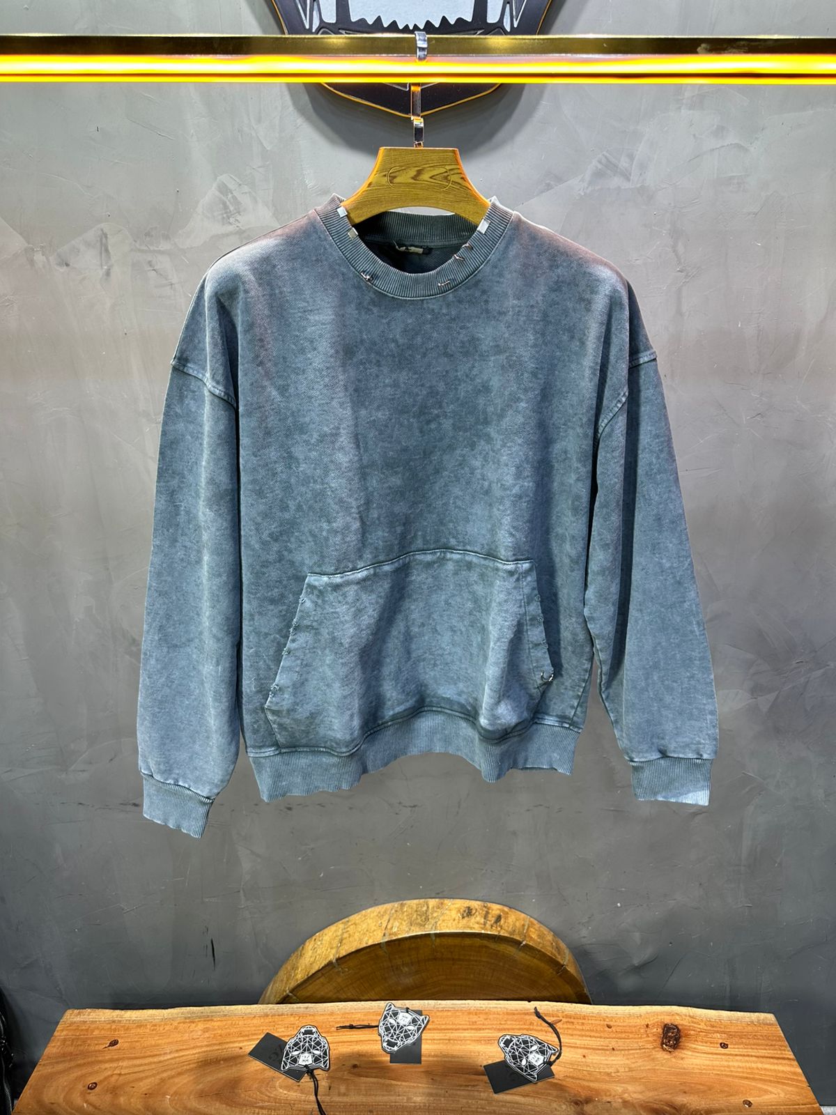 Sweat-shirt gris jacey jace - ZG PREMIUM