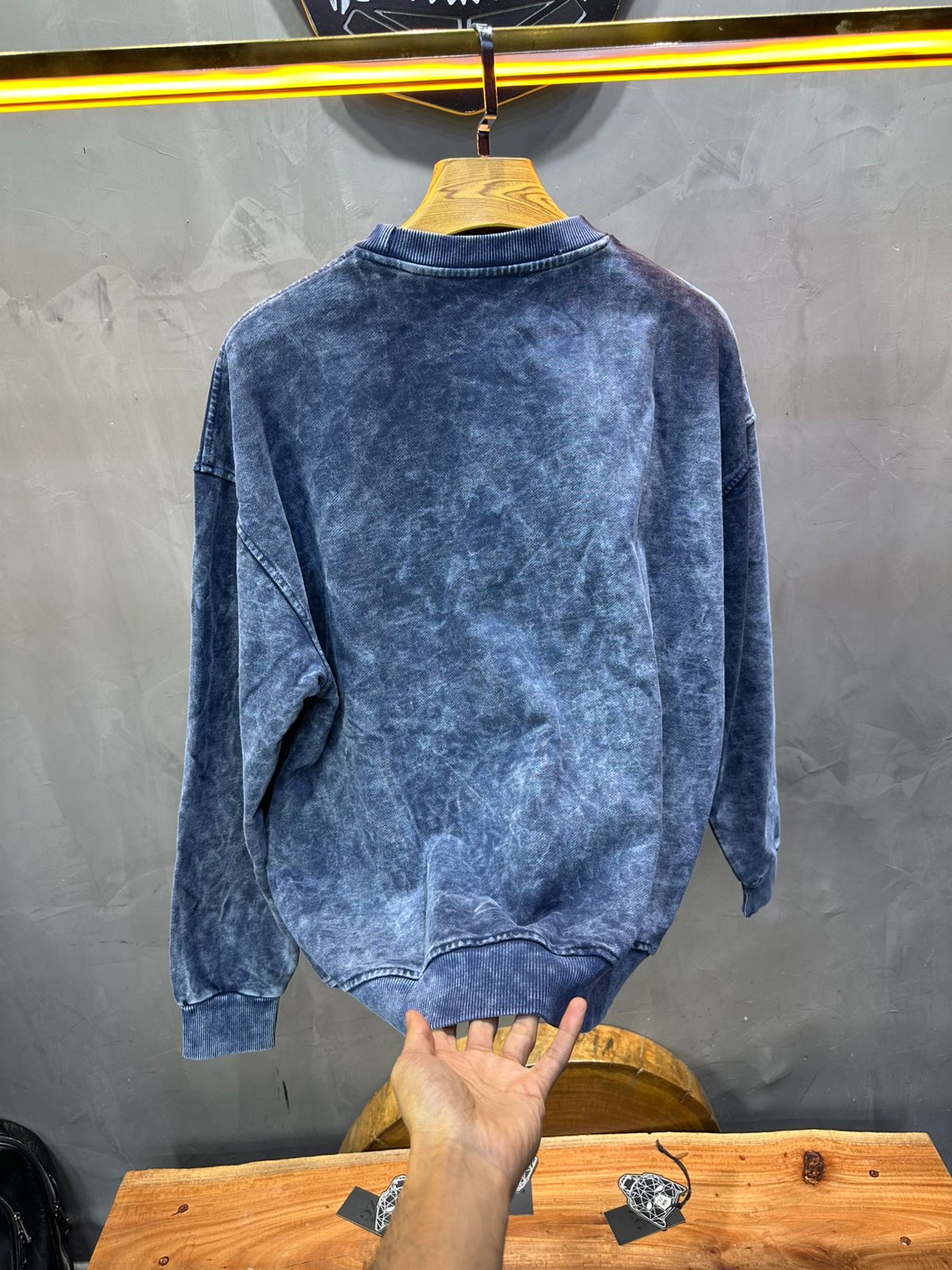 Sweat-shirt bleu jacey jace - ZG PREMIUM