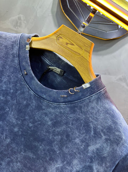 Sweat-shirt bleu jacey jace - ZG PREMIUM