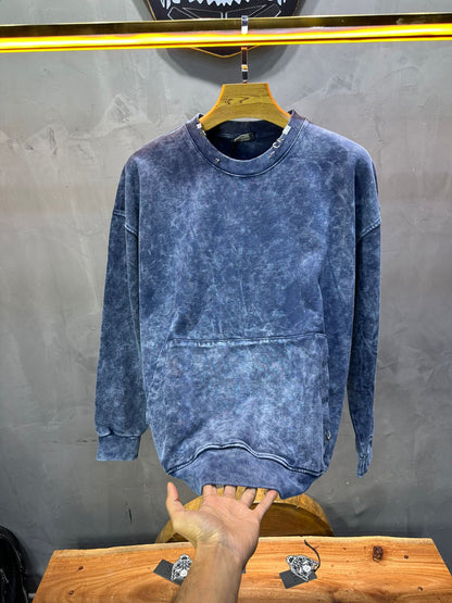 Sweat-shirt bleu jacey jace - ZG PREMIUM