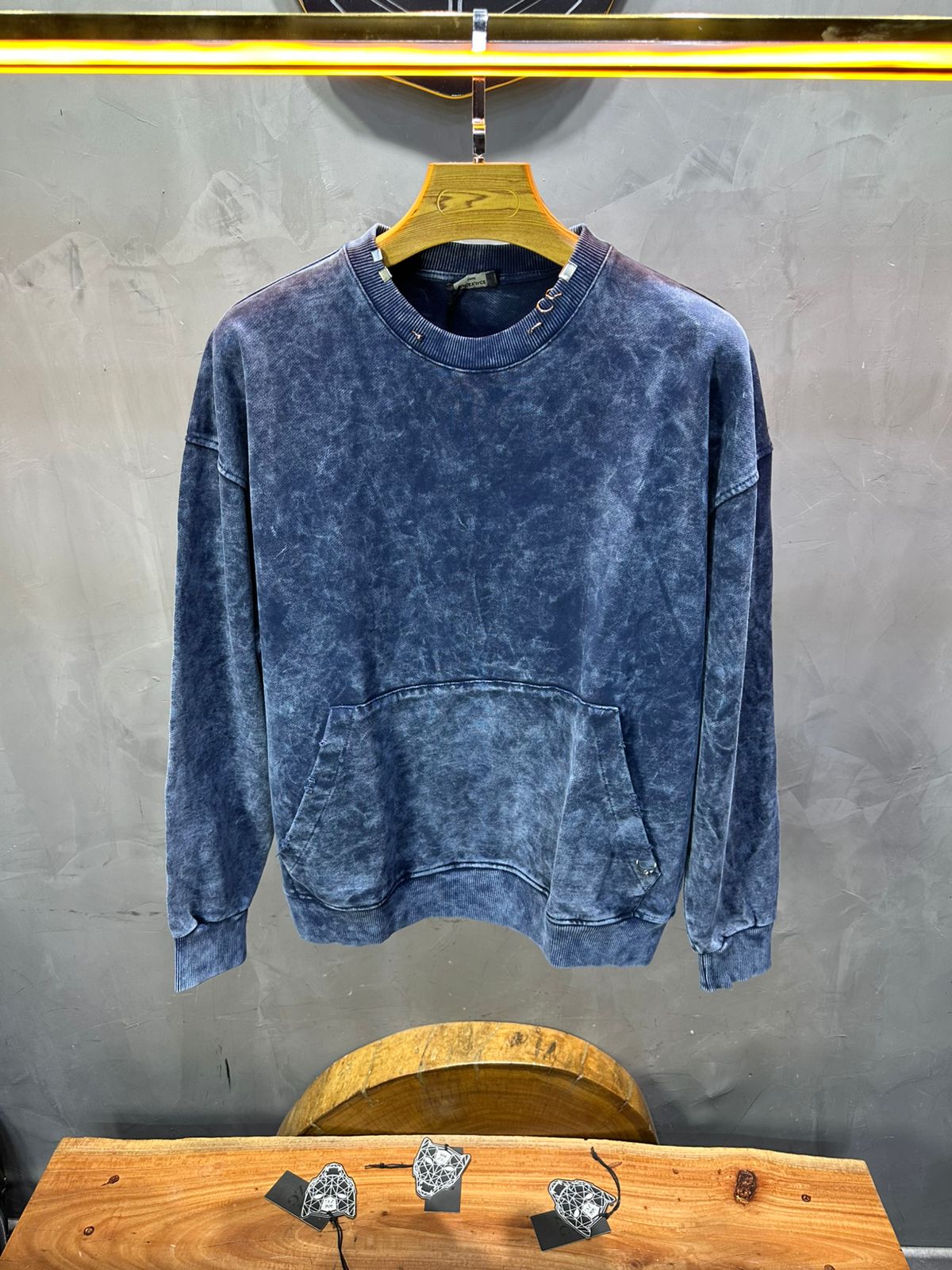 Sweat-shirt bleu jacey jace - ZG PREMIUM