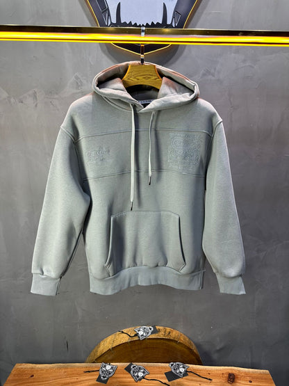 Hoodie régular size gris "Future Generation" - ZG PREMIUM