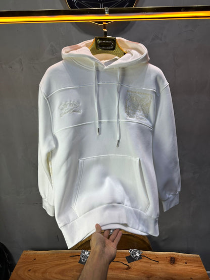 Hoodie régular size blanc "Future Generation" - ZG PREMIUM