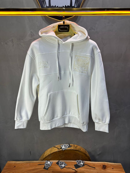 Hoodie régular size blanc "Future Generation" - ZG PREMIUM