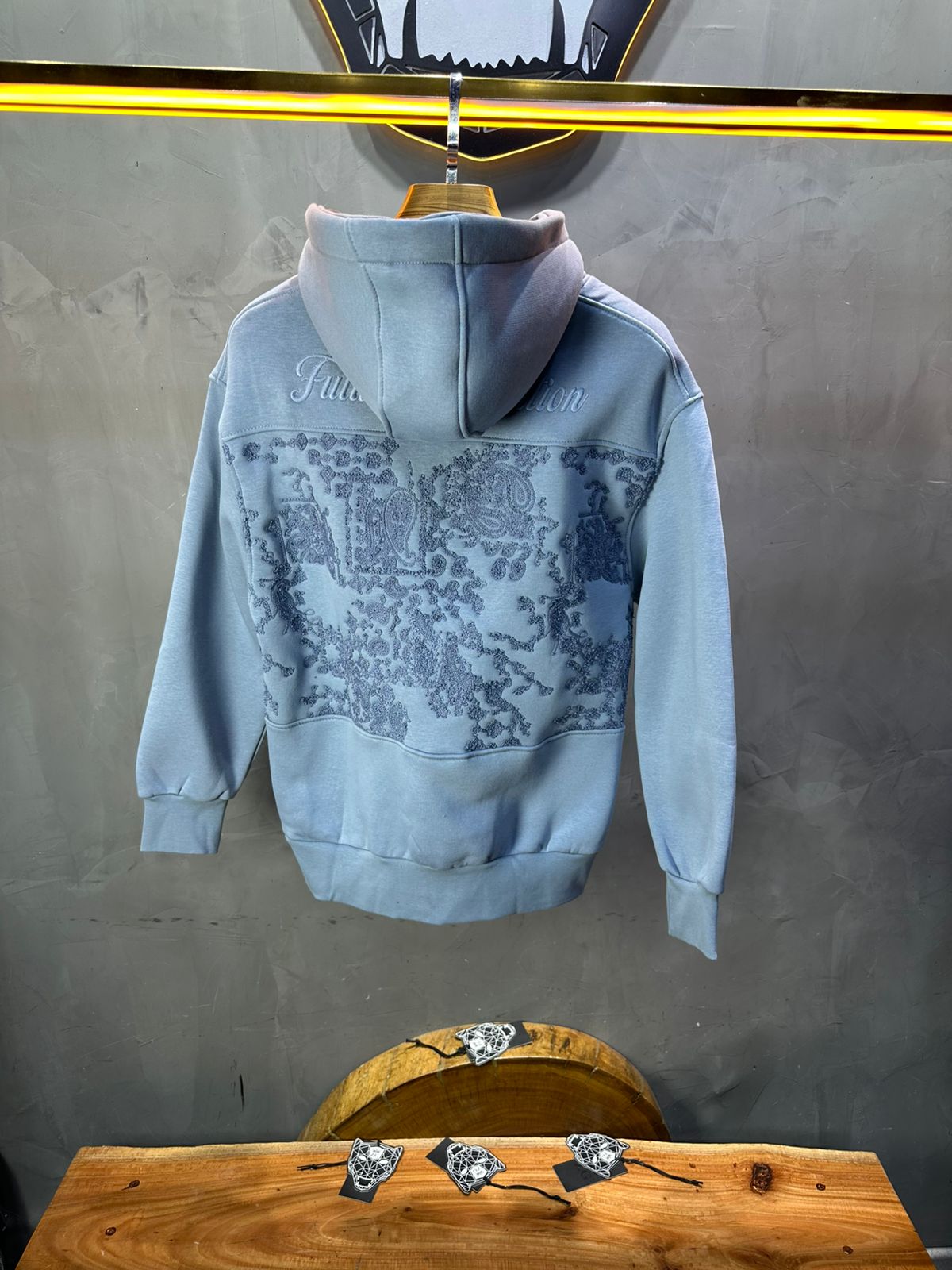 Hoodie régular size blue "Future Generation" - ZG PREMIUM