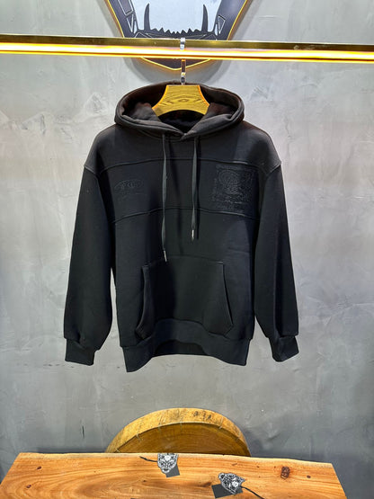 Hoodie régular size noire "Future Generation" - ZG PREMIUM