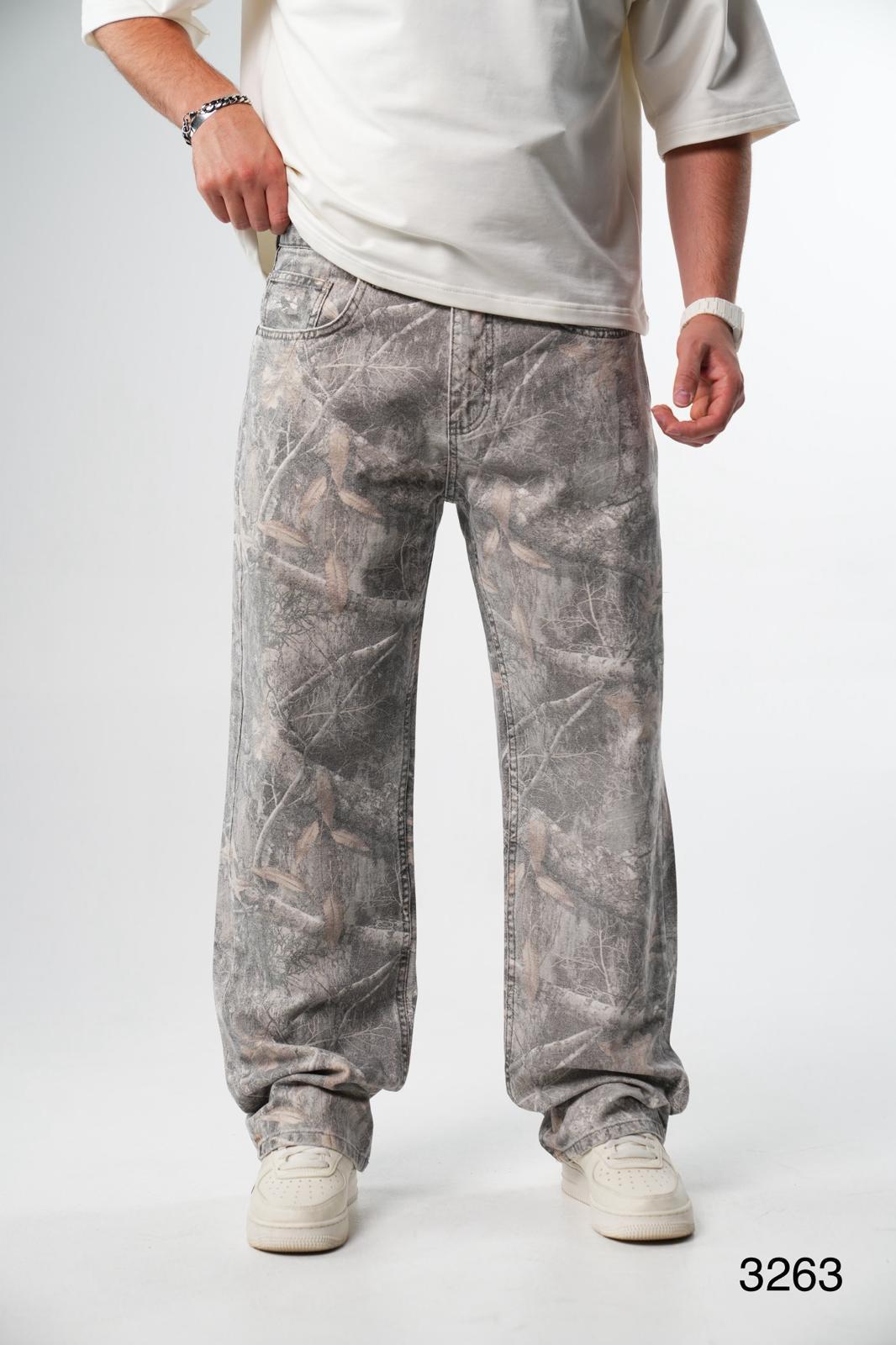 Jean Large Camouflage Gris ES3263 - ZG PREMIUM