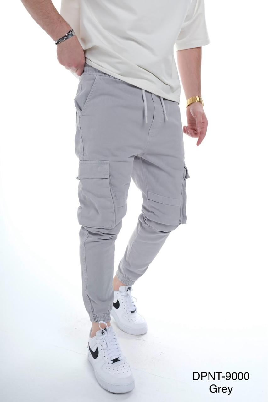 Pantalon Cargo Jogger Gris Clair 9000 - ZG PREMIUM