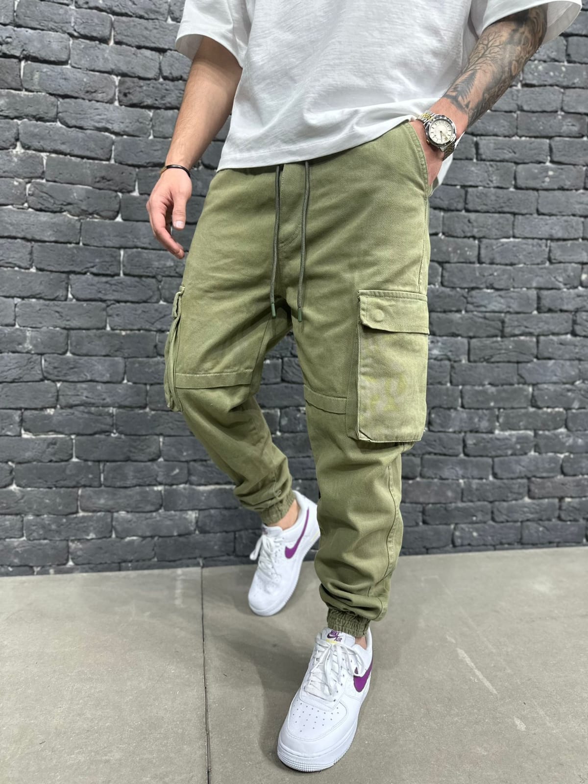 Pantalon Cargo Jogger green 9000 - ZG PREMIUM