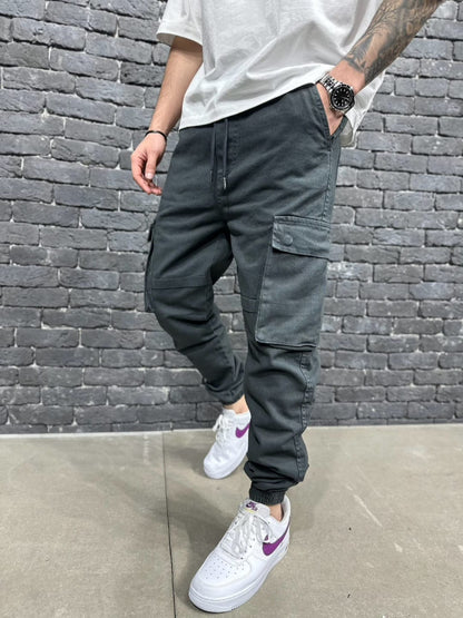Pantalon Cargo Jogger antracite 9000 - ZG PREMIUM