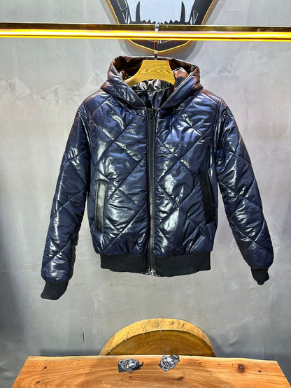 Vest homme Noir double face