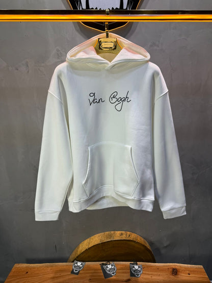 Hoodie Van Gogh Blanc Oversize 5005 - ZG PREMIUM