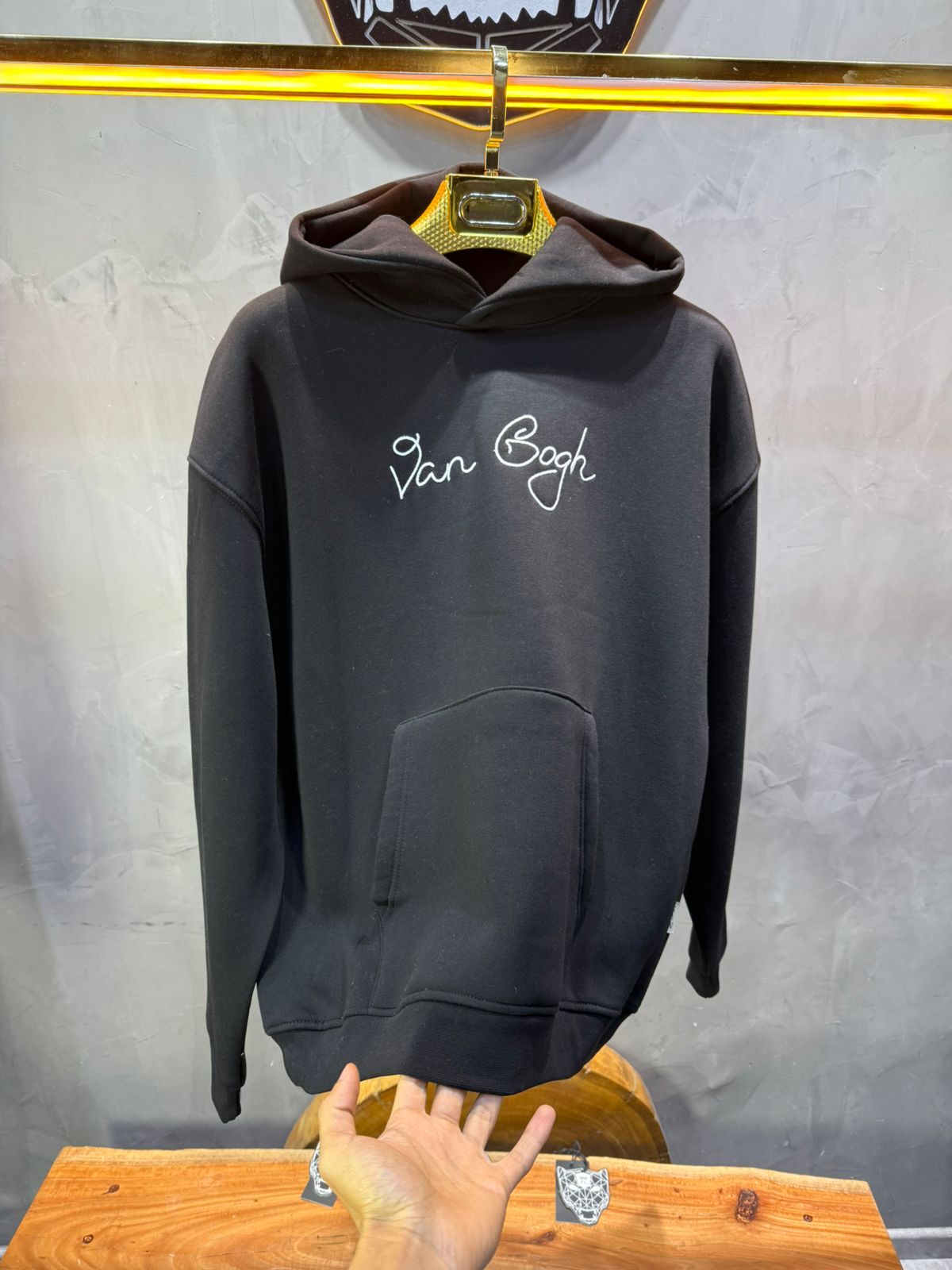 Hoodie Van Gogh Noir Oversize 5005 - ZG PREMIUM