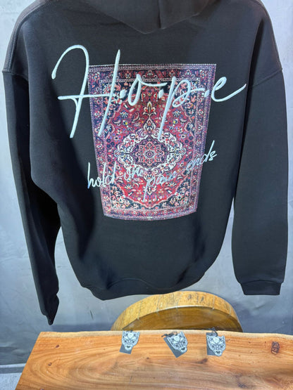 Hoodie Hope black Oversize 4968 - ZG PREMIUM