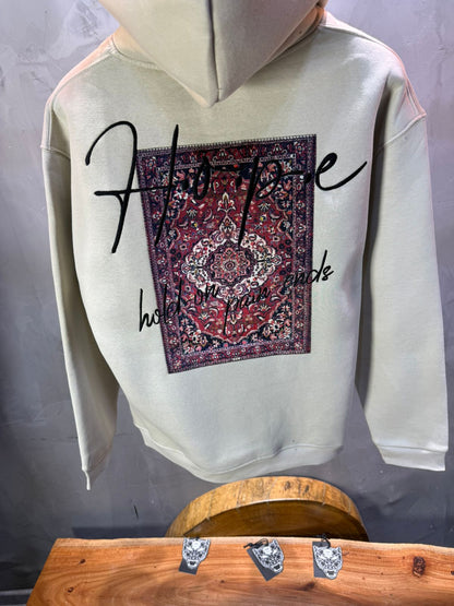 Hoodie Hope Beige Oversize 4968 - ZG PREMIUM