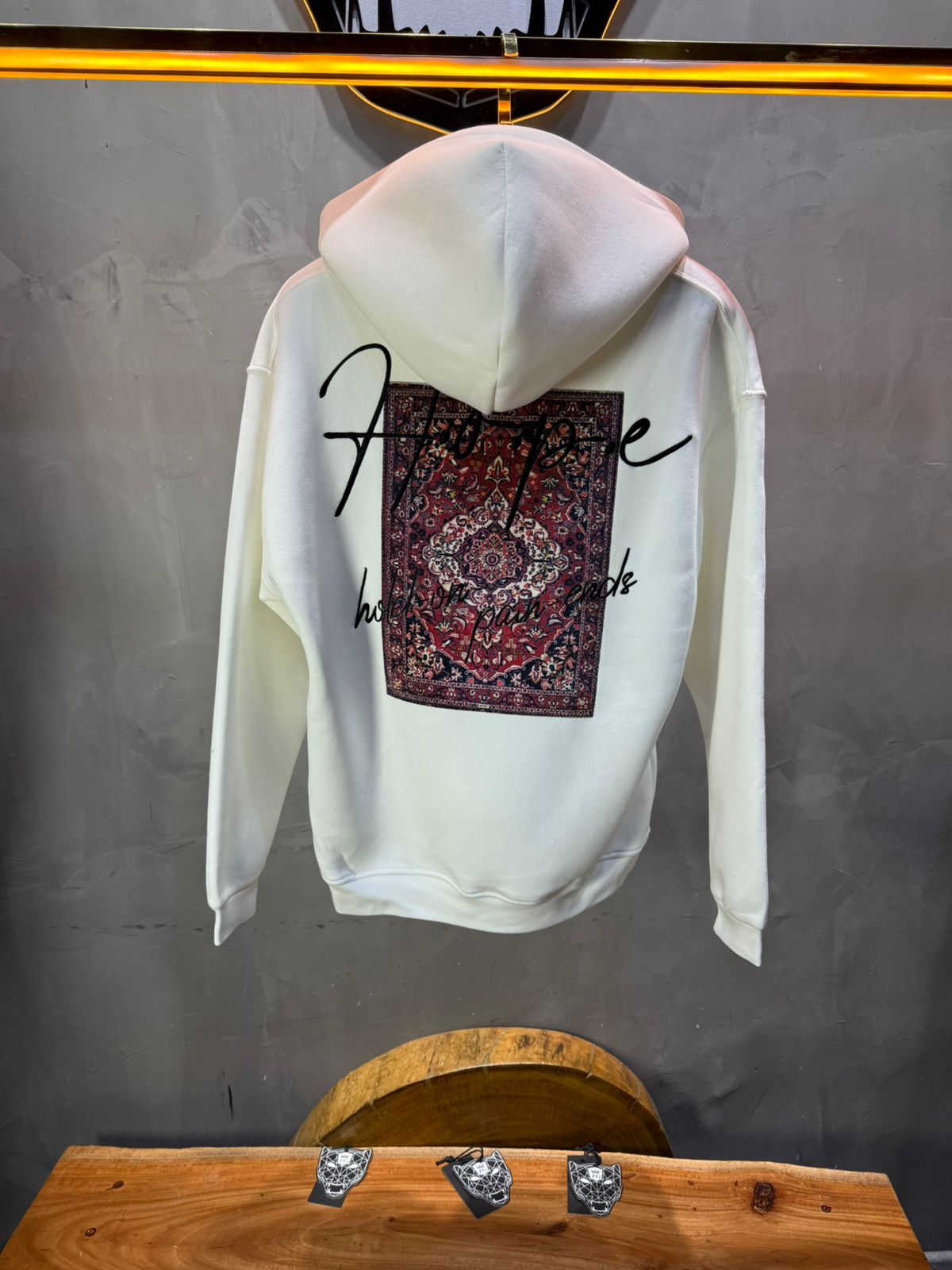 Hoodie Hope Blanc Oversize 4968 - ZG PREMIUM