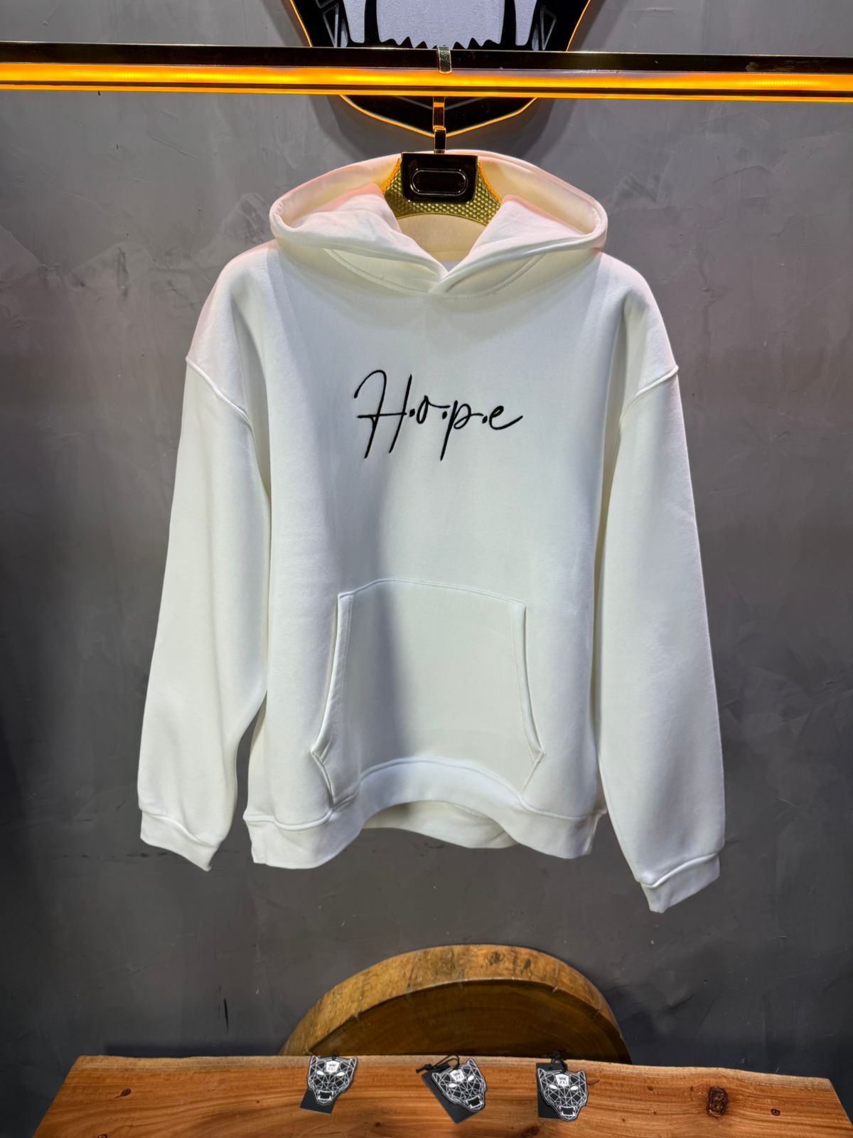 Hoodie Hope Blanc Oversize 4968 - ZG PREMIUM
