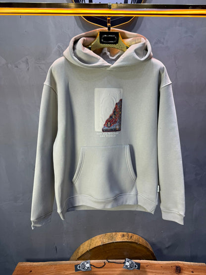 Hoodie beige Imprimé Visage Artistique 4959 - ZG PREMIUM