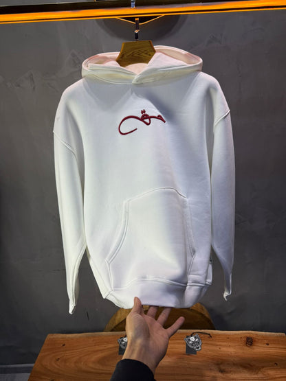 Hoodie blanc Calligraphie Arabe oversize 4988 - ZG PREMIUM