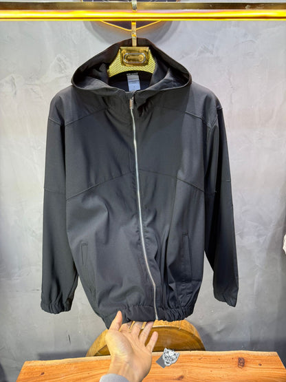 Veste marrakech Coupe-Vent noir Capuche 2615