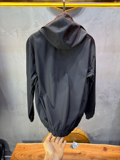 Veste marrakech Coupe-Vent noir Capuche 2615