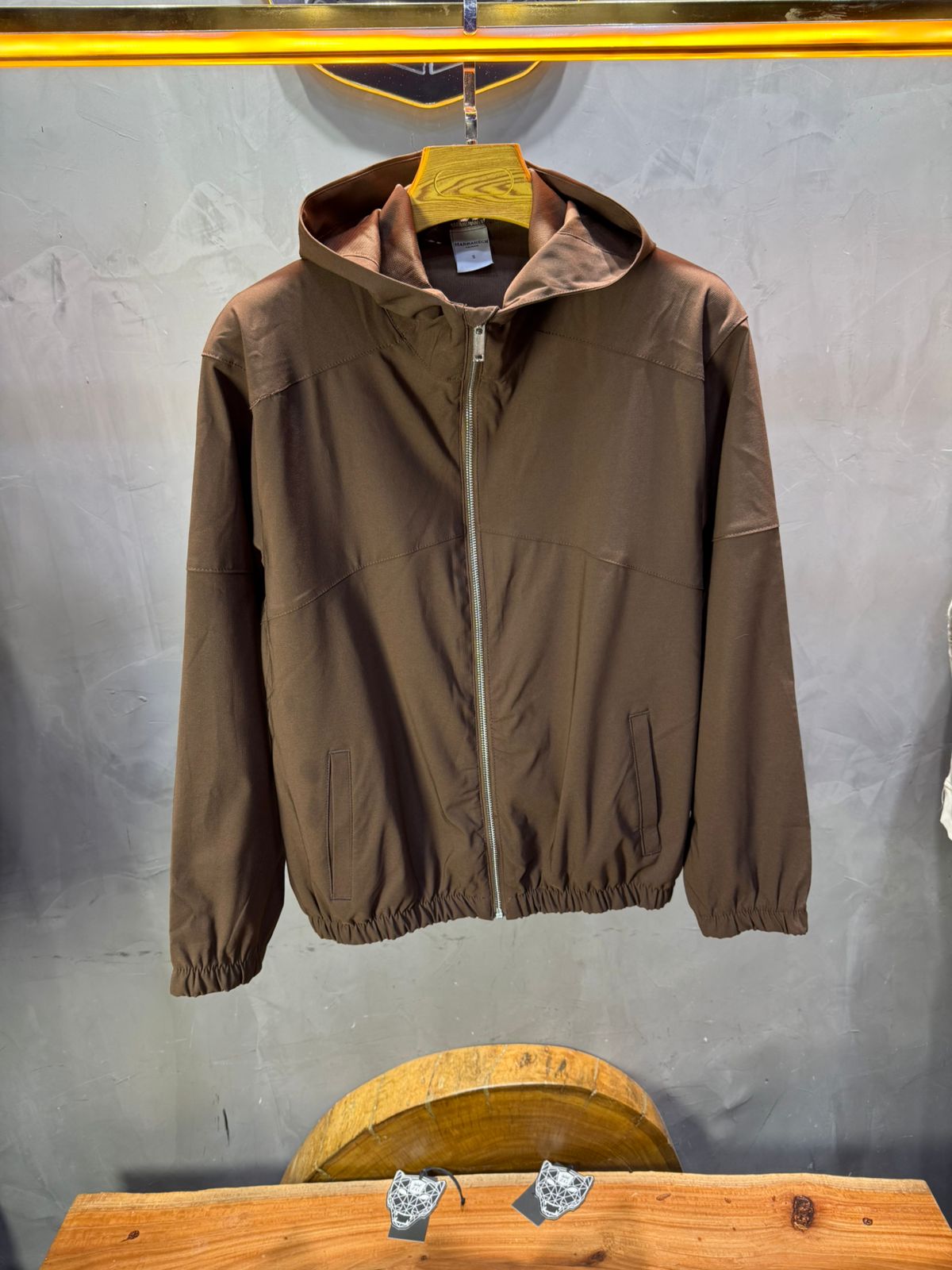 Veste marrakech Coupe - Vent Marron Capuche 2615 - ZG PREMIUM