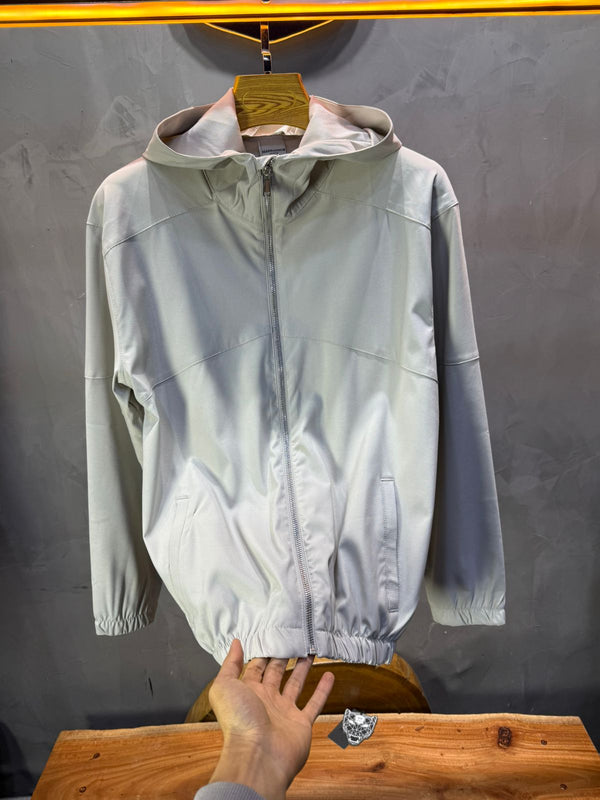 Veste marrakech Coupe-Vent gris Capuche 2615