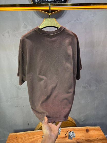 T-Shirt brown Oversize Washed Vintage 1976 - ZG PREMIUM
