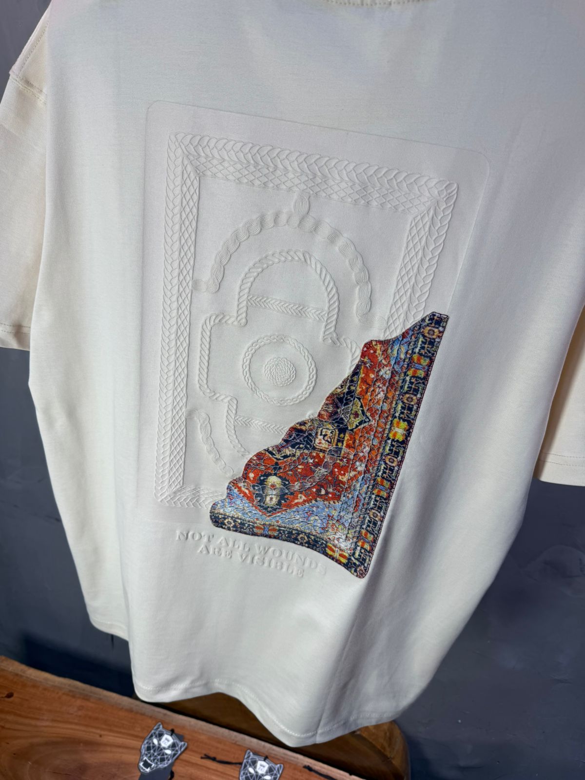 T-Shirt Oversize Beige 5084