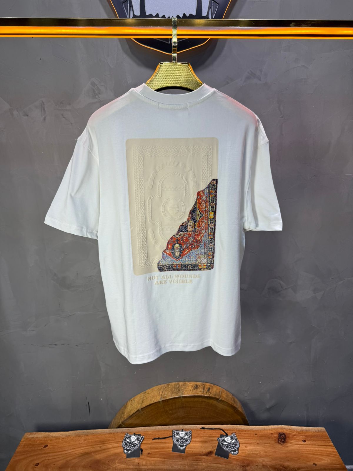 T-Shirt Oversize Blanc 5084