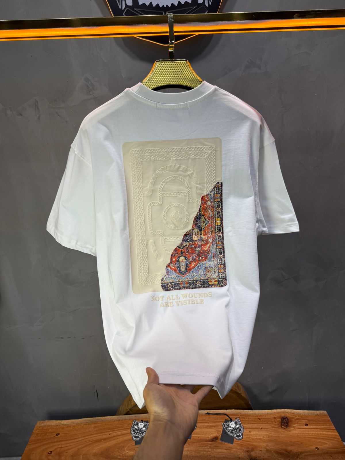 T-Shirt Oversize Blanc 5084