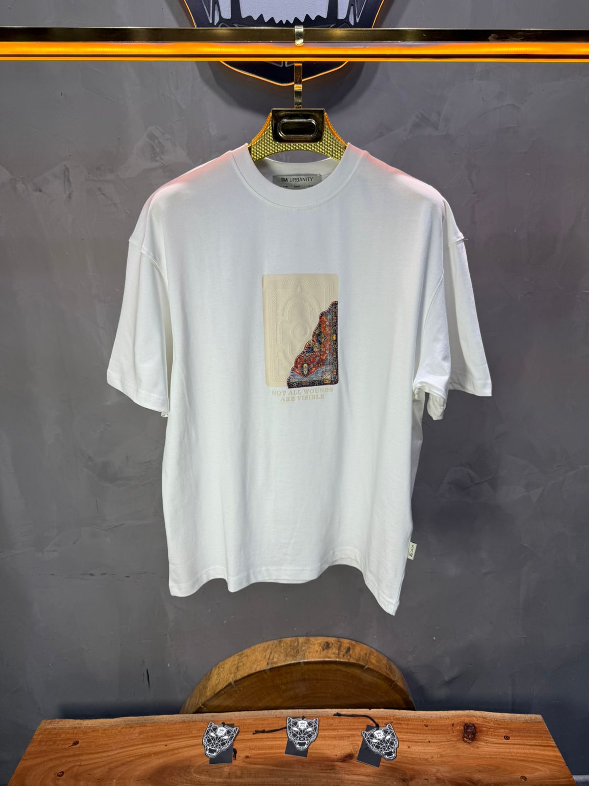 T-Shirt Oversize Blanc 5084