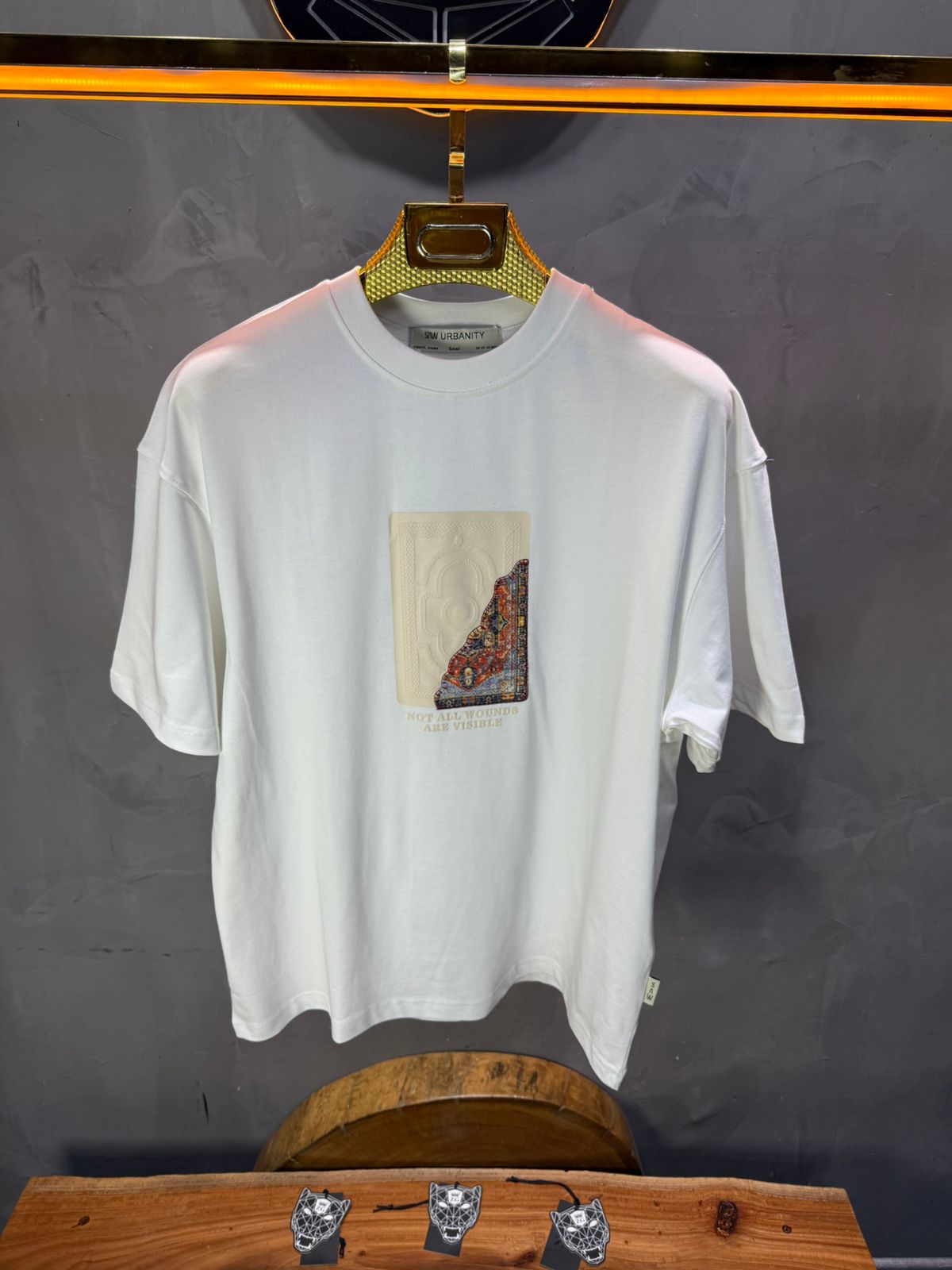 T-Shirt Oversize Blanc 5084