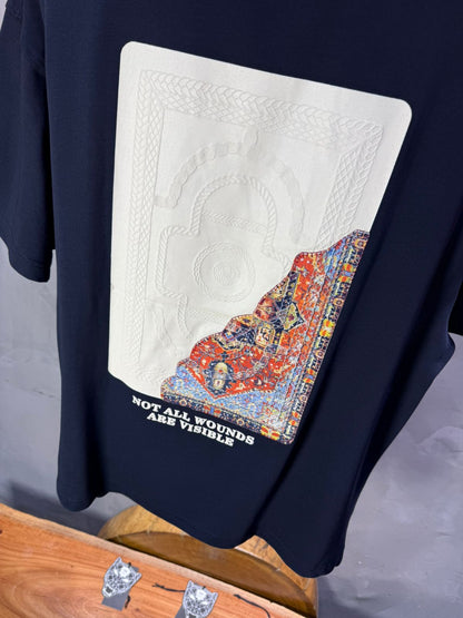 T-Shirt Oversize Navy Blue 5084