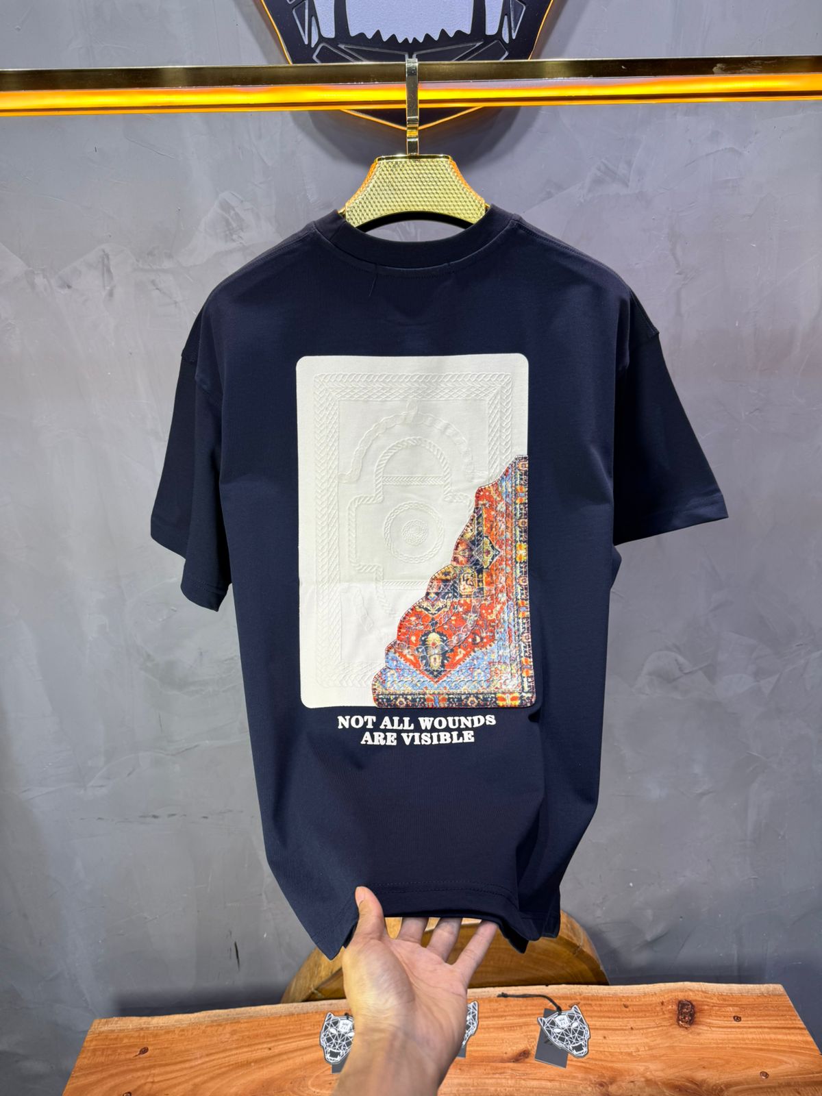 T-Shirt Oversize Navy Blue 5084