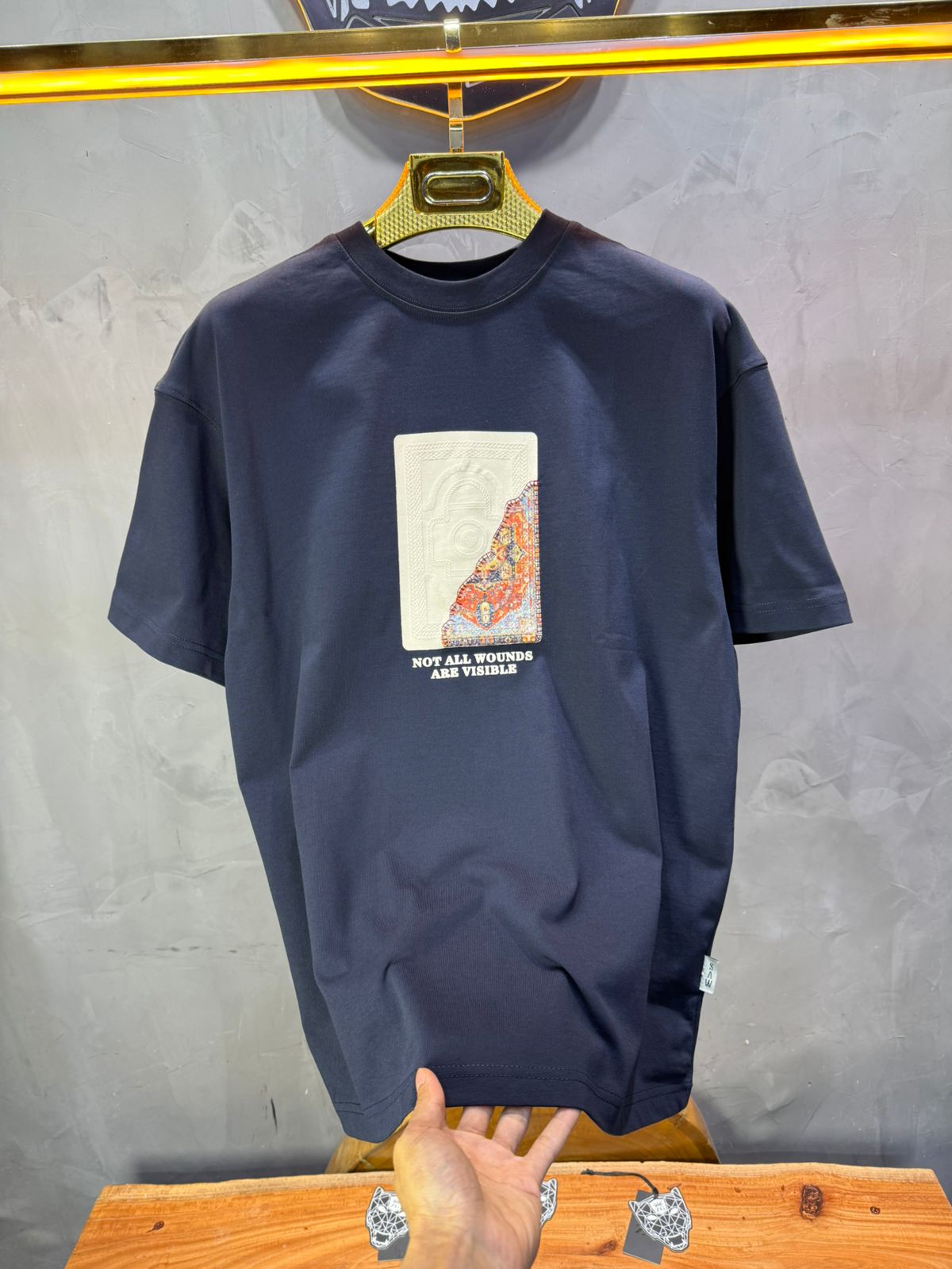 T-Shirt Oversize Navy Blue 5084