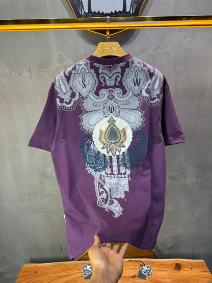 T-Shirt Move Oversize Broderie Paisley Baroque SAW 5112